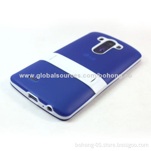 Matt TPU+PC holder case for LG G3